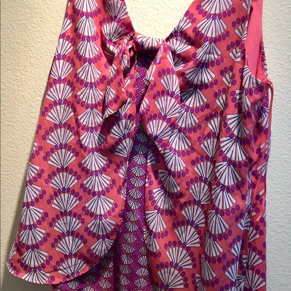 pink and purple tank with bow - Picture 3 of 5